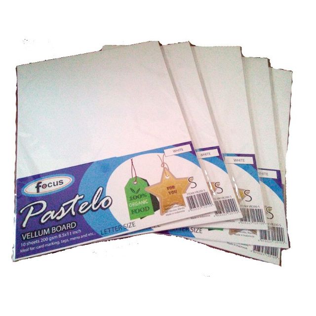 Vellum Board white 200gsm a4 size Shopee Philippines