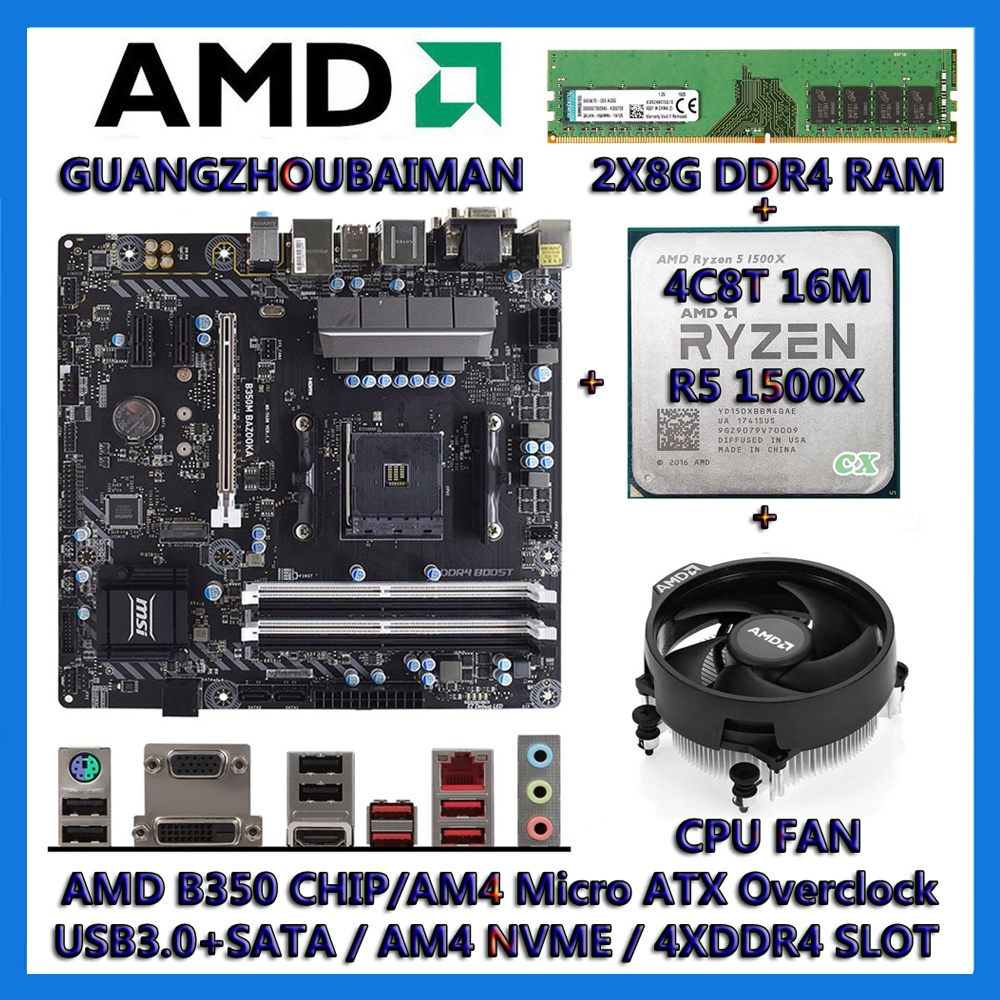 Amd on sale b350m motherboard