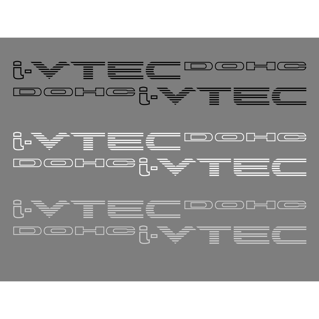 I-VTEC DOHC HONDA V-TEC STICKER | Shopee Philippines