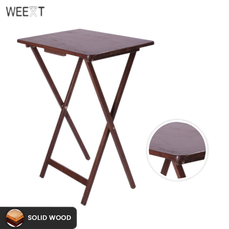 Home & Living Weext Wooden Folding Table Shopee Philippines