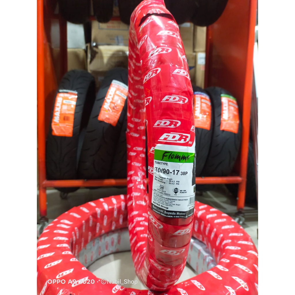 Fdr Flemmo Pro 70/90 Motorcycle Tire 17 tube typeRing | Shopee Philippines
