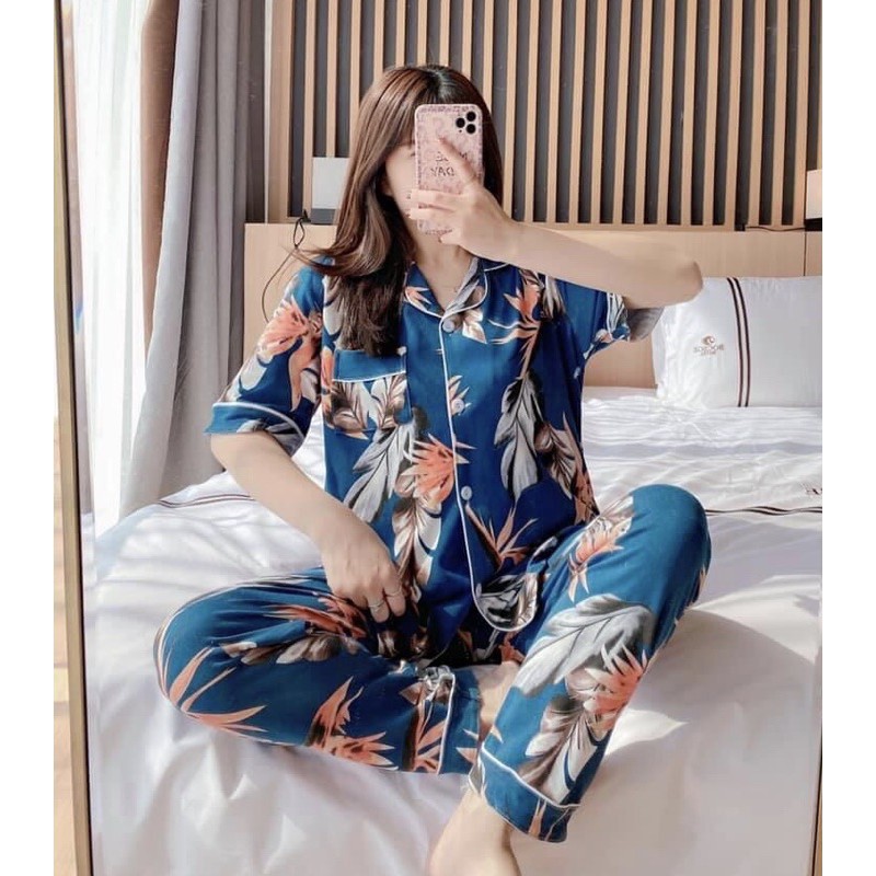 Pajama terno silk discount shopee