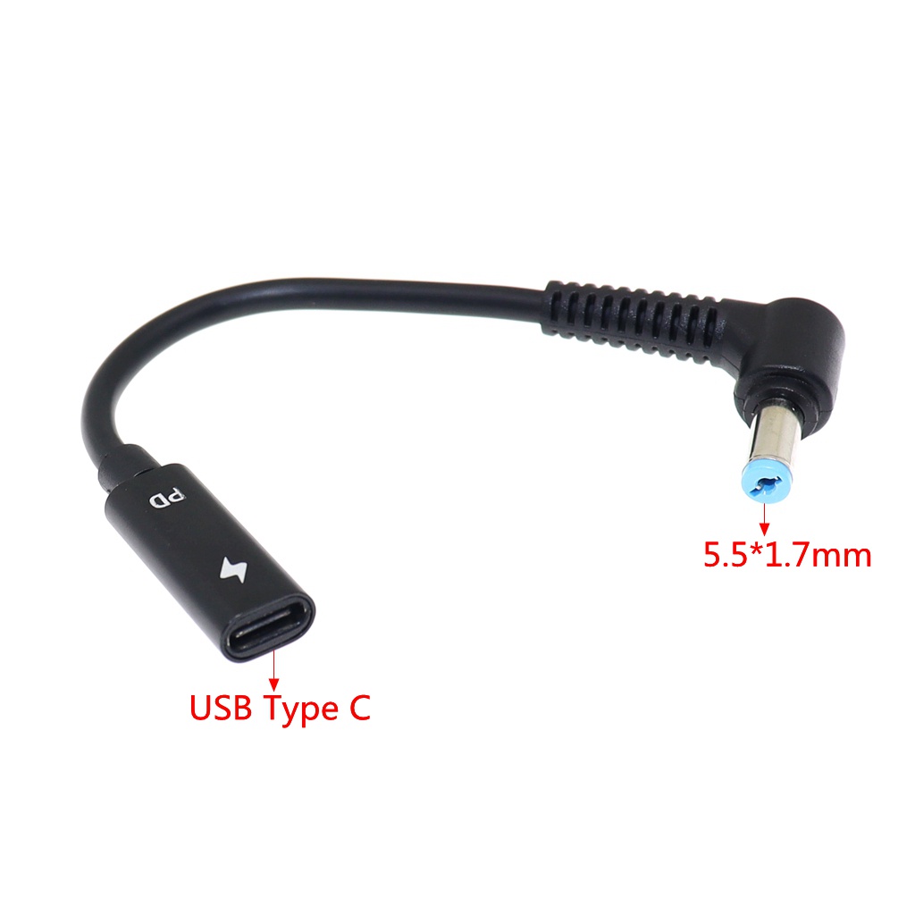 Usb 3 1 Type C Pd Power Adapter Converter Dc Plug Connector Cable Cord 5 5x2 5 Mm Male For Asus