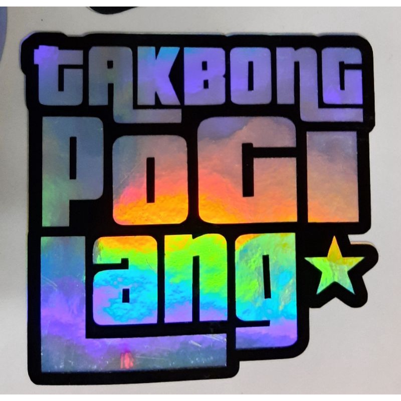 Motorcyle Sticker (Hologram with Black Vynil as background) | Shopee ...