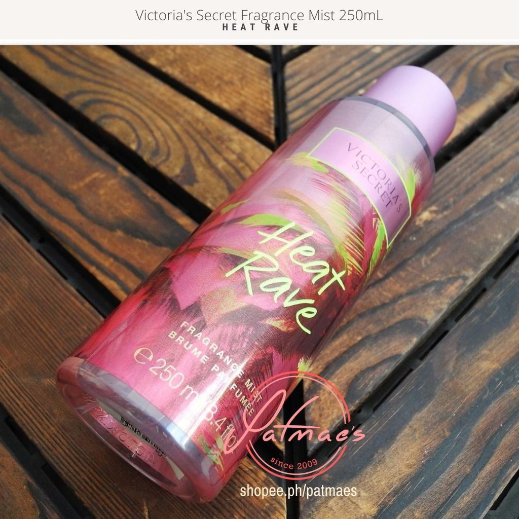 Victoria's Secret Fragrance Mist Heat Rave 250mL | Shopee Philippines