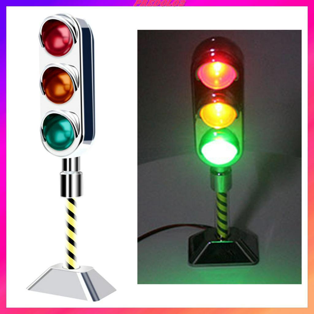 [PREDOLO2] DC12V 0.3A LED Traffic Light Model Toy Scene Red Green ...