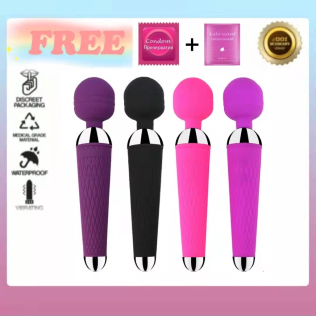 COD 10-Frequency Magic Wand Vibrator for Girls Adult Sex Toys for Women |  Shopee Philippines