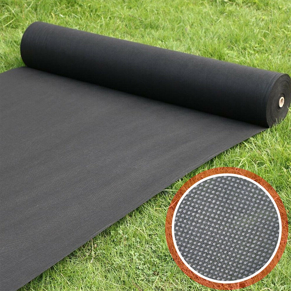 50m Weed Control Barrier Fabric Weeding Cloth Ground Cover Degradable ...