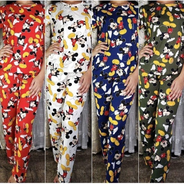 Terno pajama mickey mouse clearance