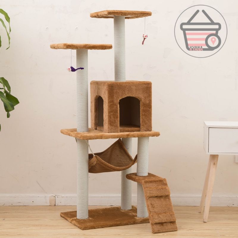 Indoor store cat condo