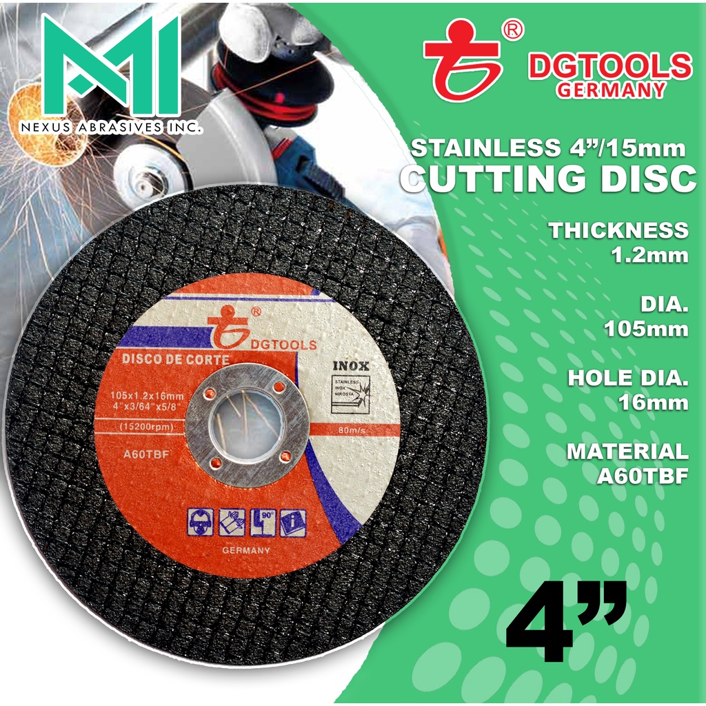 DG Tools Cutting Disc 4" Shopee Philippines