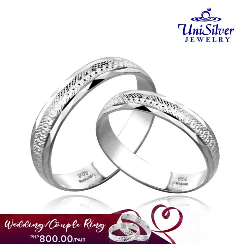 Unisilver 925 Wedding/Lover's Ring (WR1761001) Shopee Philippines