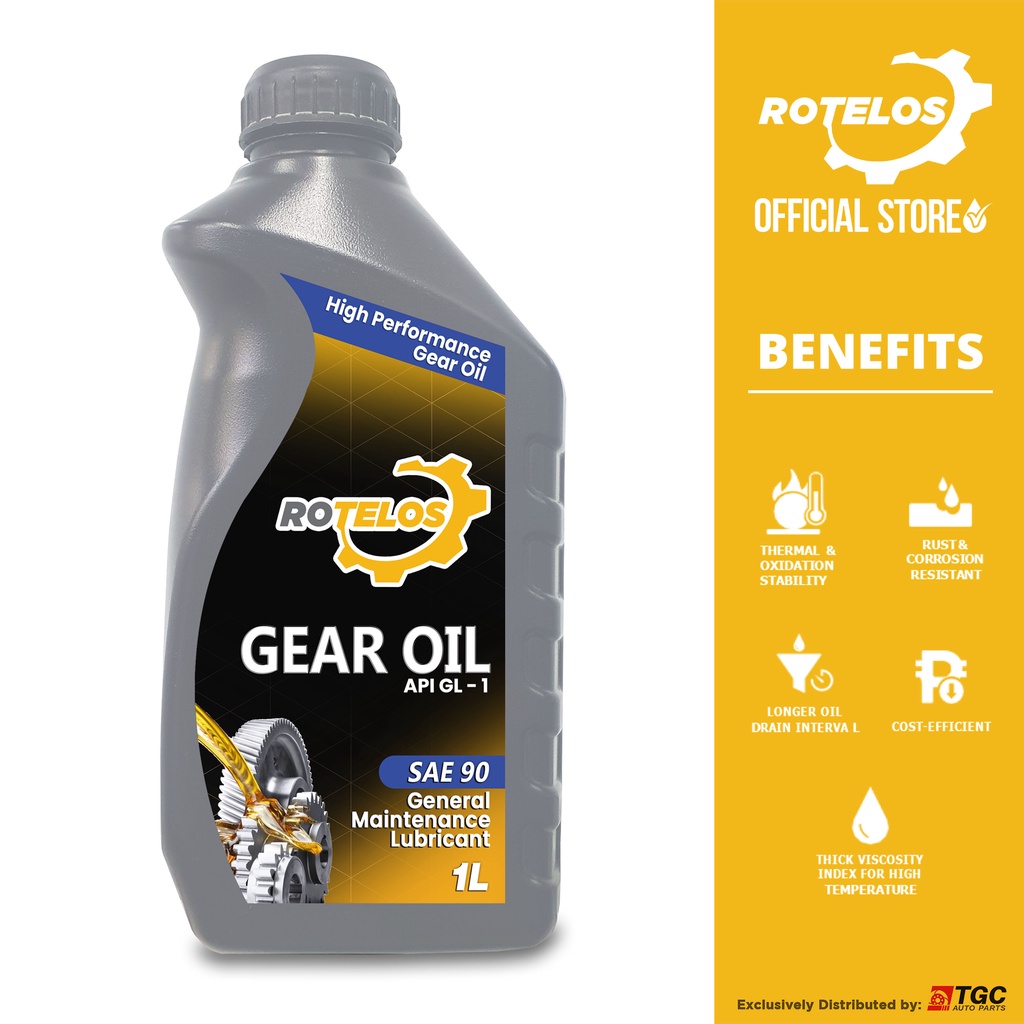 ROTELOS GEAR OIL SAE 90 1 LITER- 1PC | Shopee Philippines