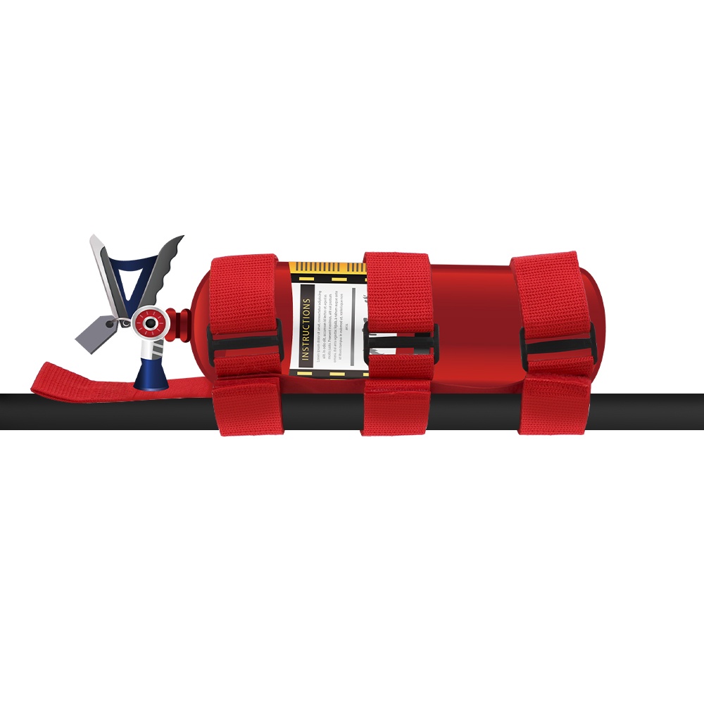 Portable Car Fire Extinguisher Mount Strap Fixed Sundry Fire