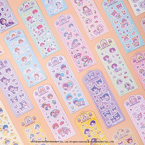 [ONHAND] NCT x SANRIO Twinkle Sticker, TEN by TEN OFFICIAL MD, Nct ...