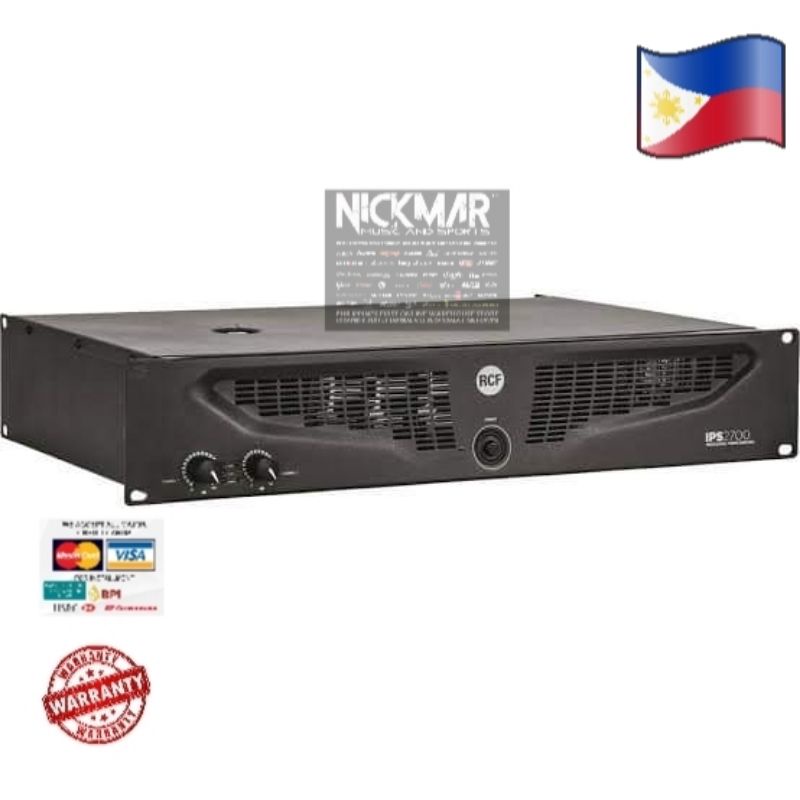 RCF IPS2700 CLASS H POWER AMPLIFIER | Shopee Philippines