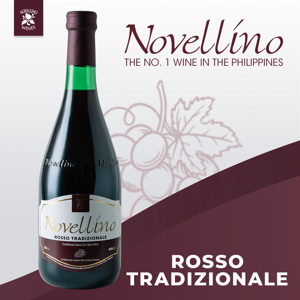 Novellino Rosso Tradizionale Red Wine Shopee Philippines
