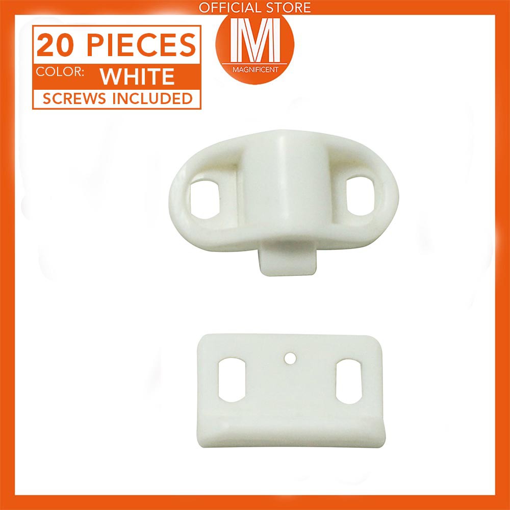 PVC Rocker Catch with Screws (White) (20 pieces) | Shopee Philippines