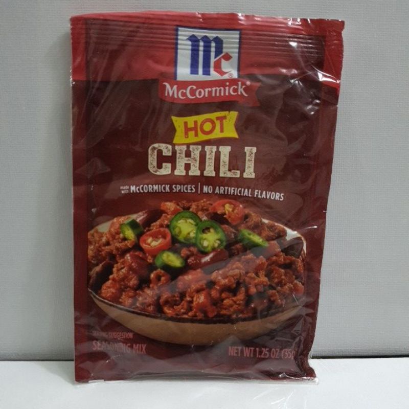 McCormick HOT CHILI Seasoning Mix ( 35 g) Shopee Philippines