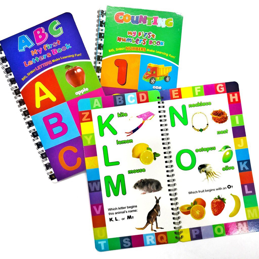 ABC 123 HARDBOUND EDUCATIONAL ACTIVITY BOOK KIDS #TD | Shopee Philippines