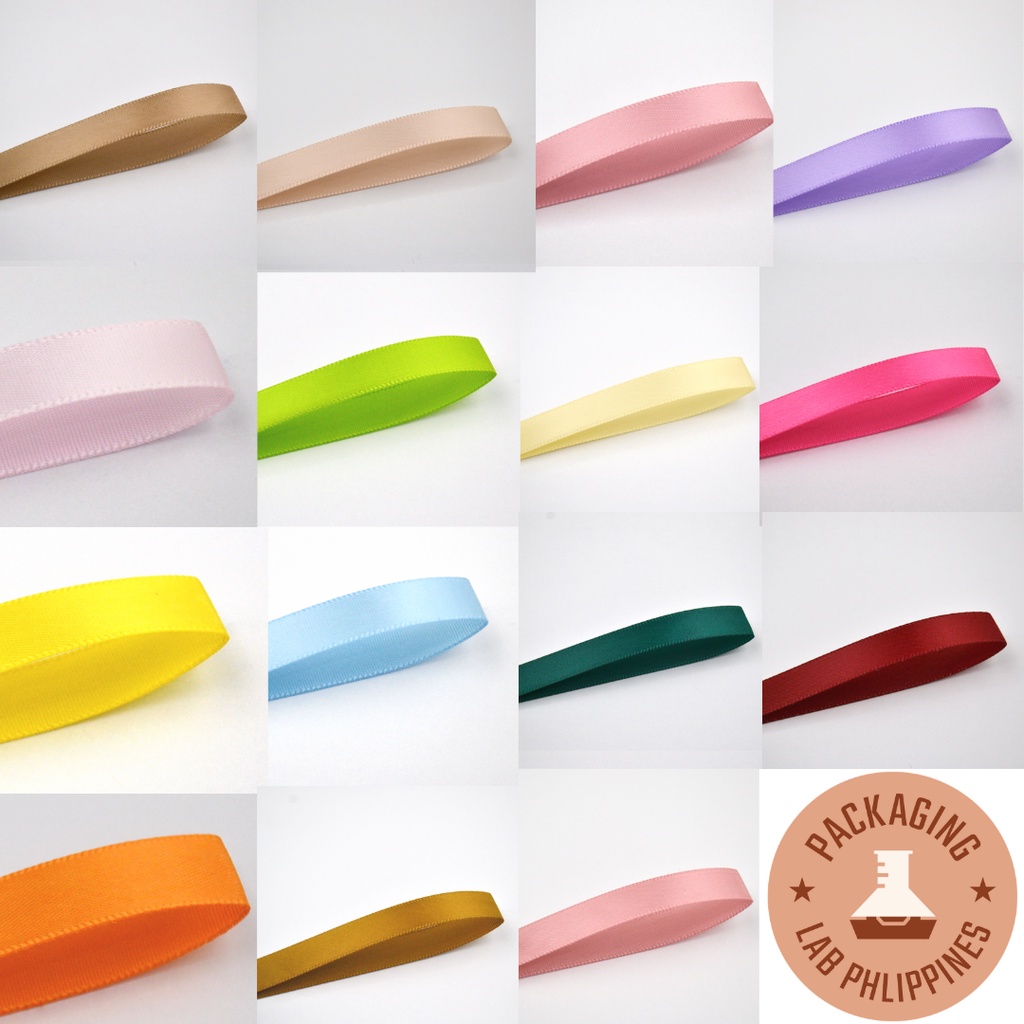 [NEW COLORS] 1/2 inch Satin Ribbons (100 yards/roll) | Packaging Lab PH ...