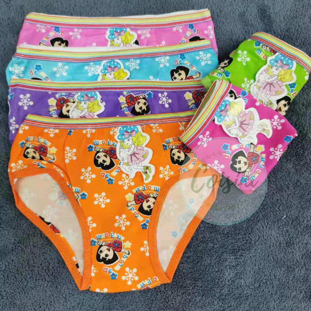 COD 12 pcs Kids Panty Dora design Underwear for 1-3 yrs old