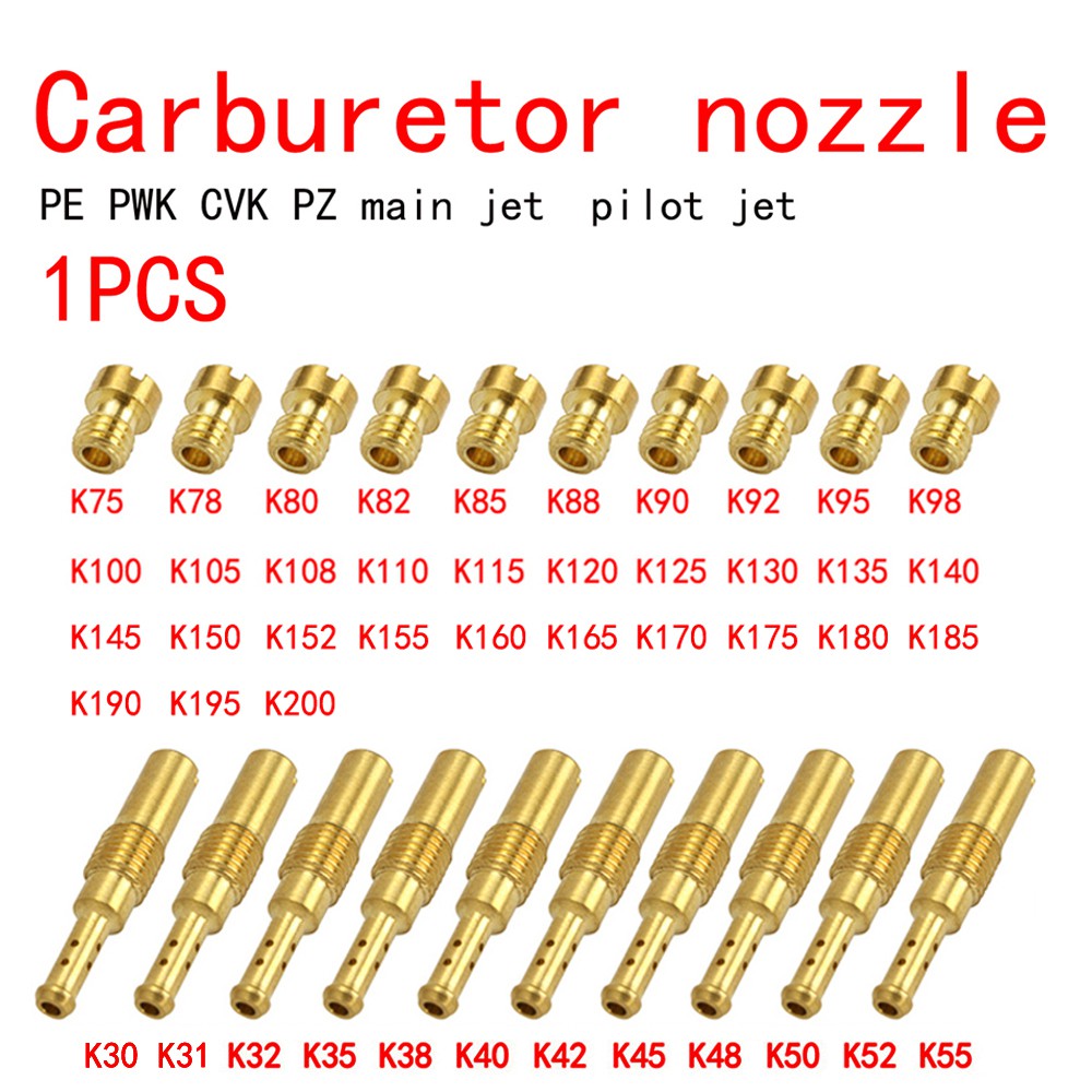 1pcs Carburetor Main Jet slow jett Slow/Pilot Jet for PWK for FLAT