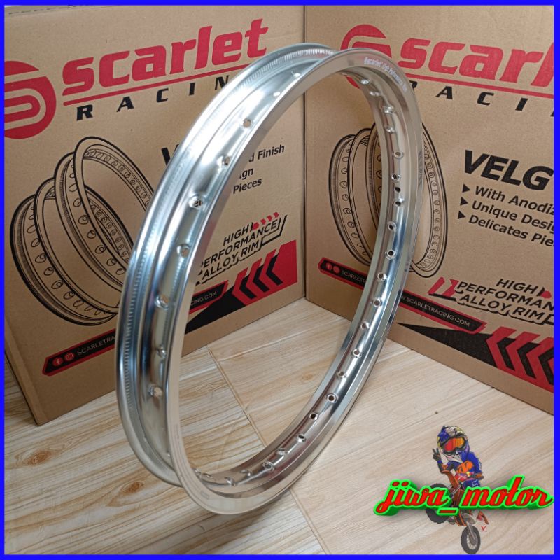 Rims Ring 18 160 185 aluminum scarlet racing original silver color ...