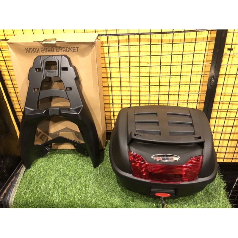 FOR NMAX 2020 V2 | Sec 42L Top Box with Top rack AND BACKREST and NMAX ...