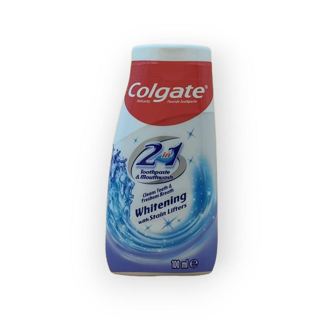 (Mexico) Colgate 2 in 1. Toothpaste & Mouthwash. Whitening. 100 ml