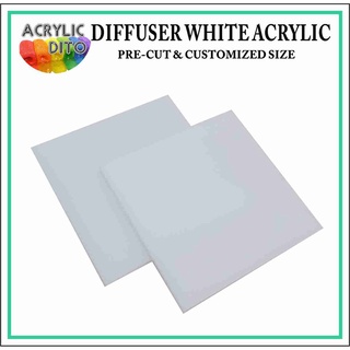 White Diffuser Acrylic Sheet Pre Cut & Customized Size Sheets Plastic ...