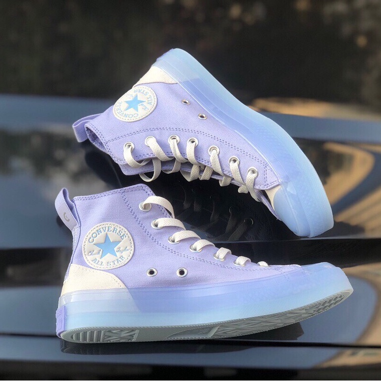 CONVERSE Chuck Taylor All Star CX Unisex Crystal Jelly Sole Contrasting Canvas High Tops Sneakers 1593 Shopee Philippines