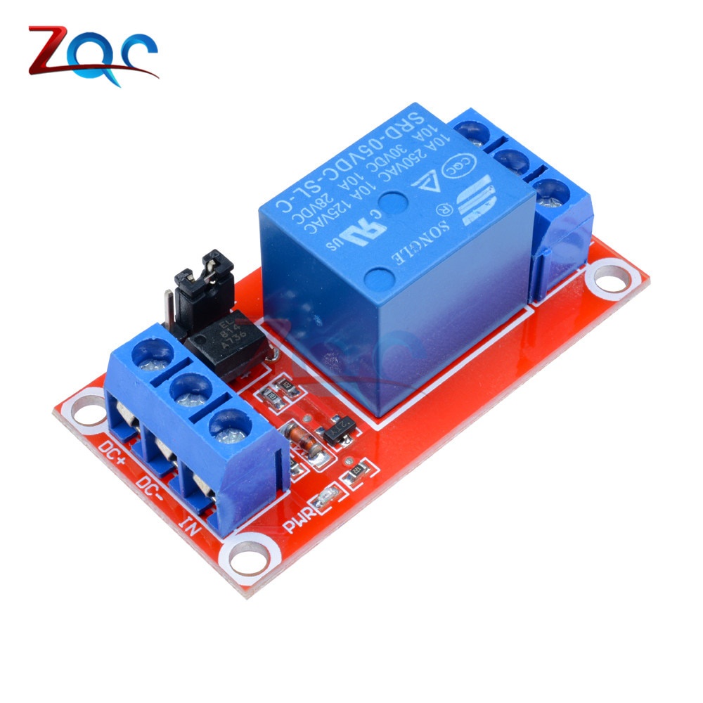 One 1 Channel 5V Relay Module Board Shield With Optocoupler Support ...