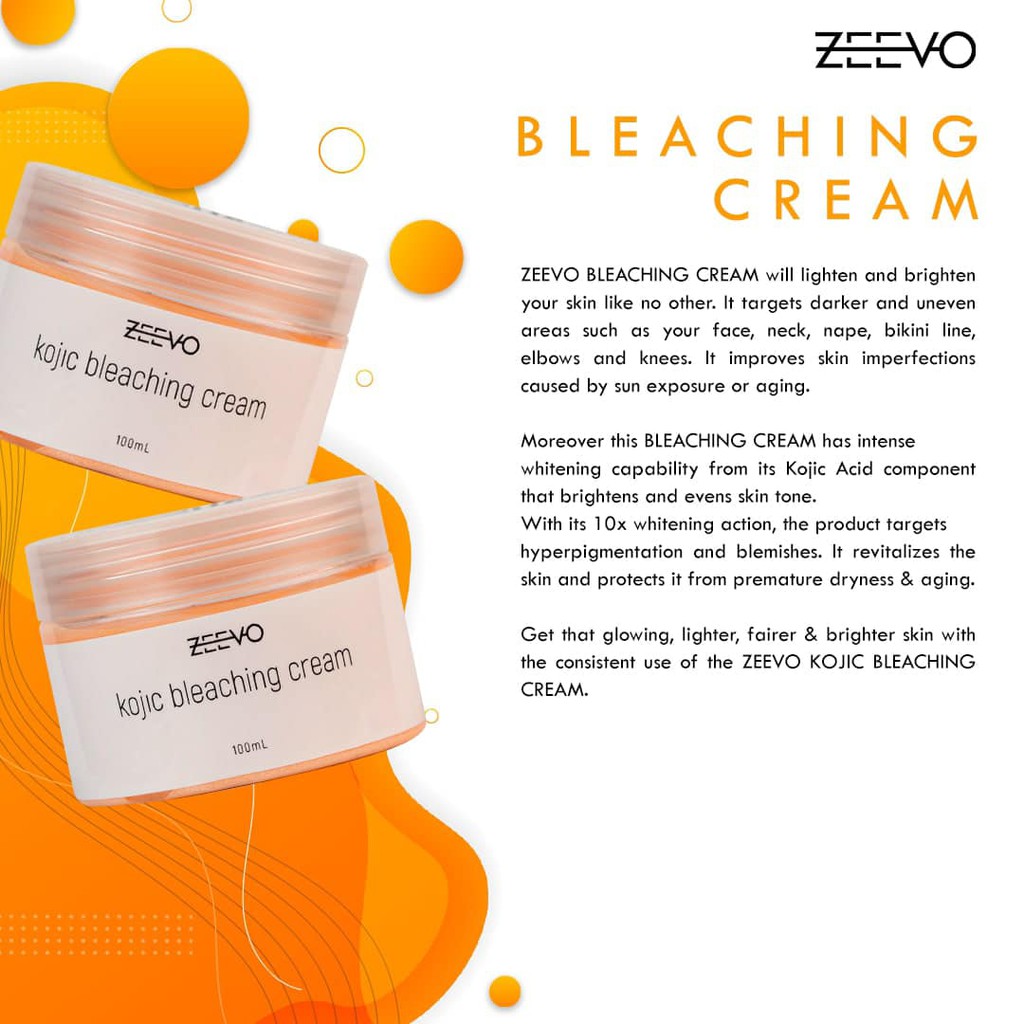 ZEEVO KOJIC BLEACHING CREAM Shopee Philippines