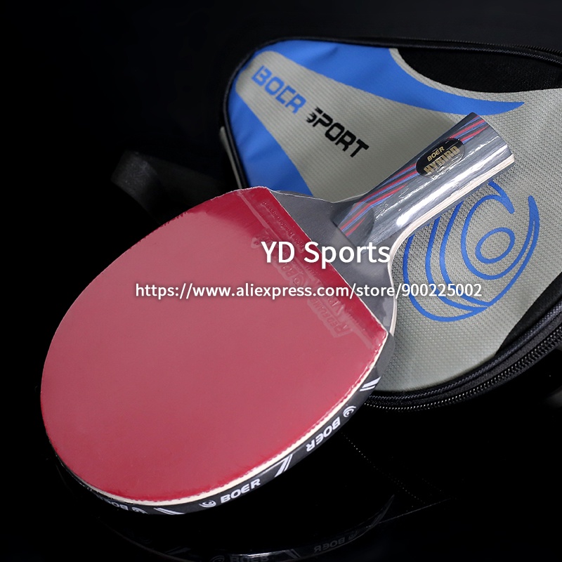 Professional S6 Carbon Table Tennis Racket Short Long Handle 7 Layers ...