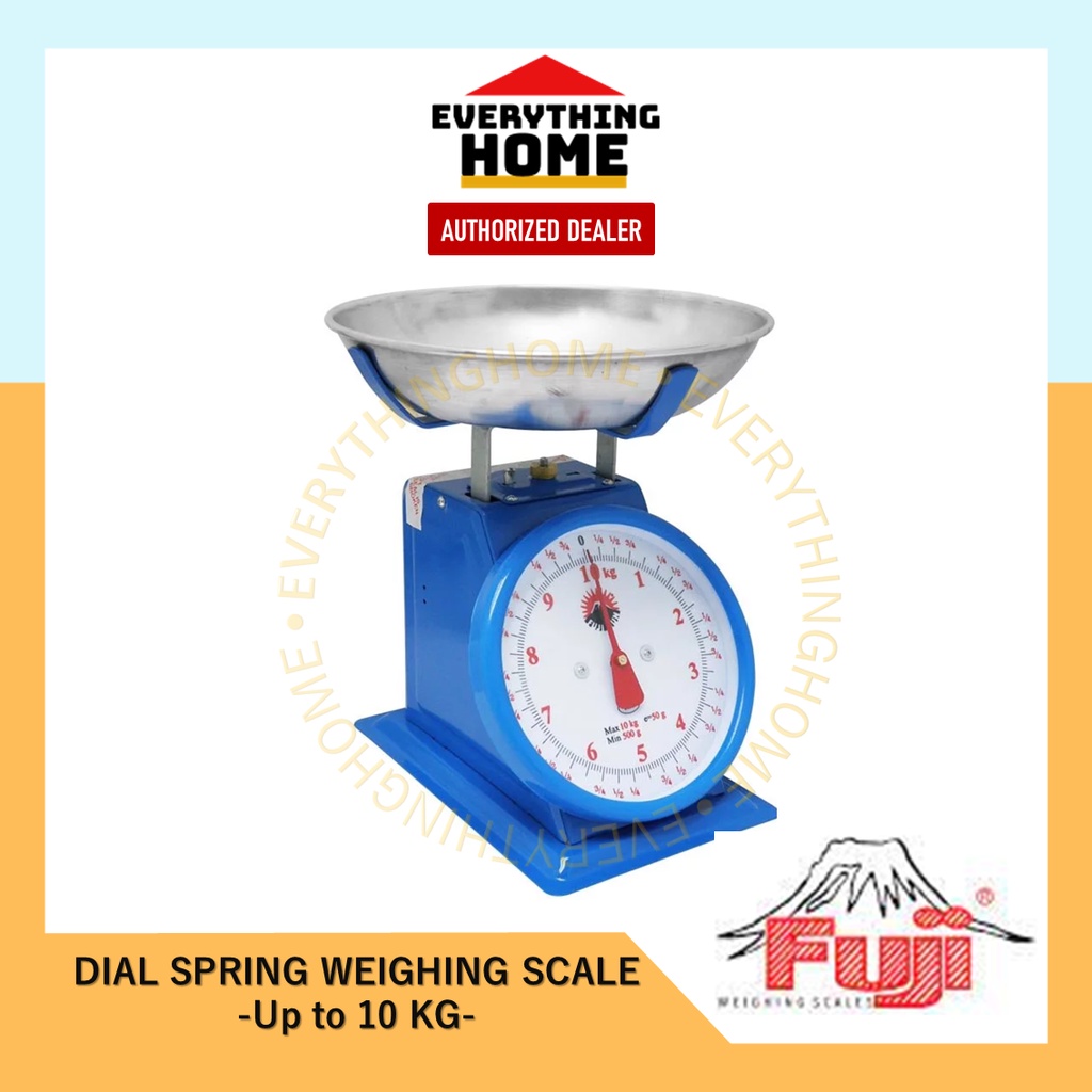 Fuji Sun Weighing Scale 10 Kg Dial Spring Scale Timbangan Fsts 10