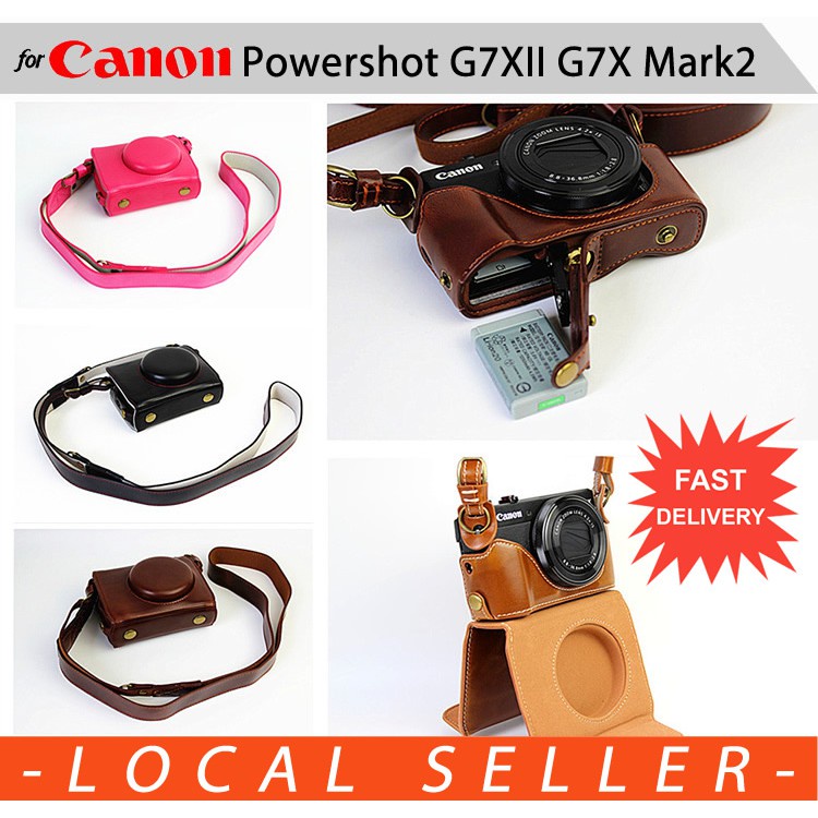 Luxury Leather Case for Canon Powershot G7XII G7X Mark2 G7XIII G7X