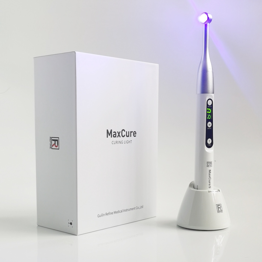 Dental High Intensity Maxcure Led One Second Curing Lamp Metal Tip