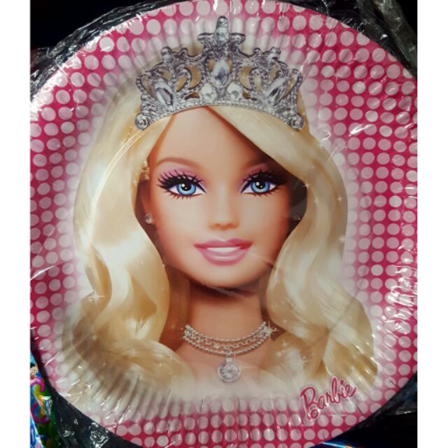 BARBIE PAPER PLATES / PAPER CUPS (10pcs/pack) Shopee Philippines