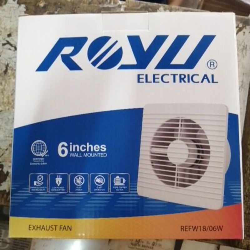 firefly / royu wall mounted exhaust fan4inches, 6inches available