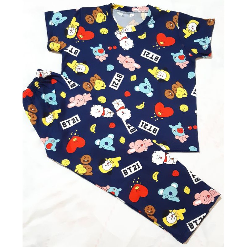 BT21 New Terno Pajama for Kids Shopee Philippines