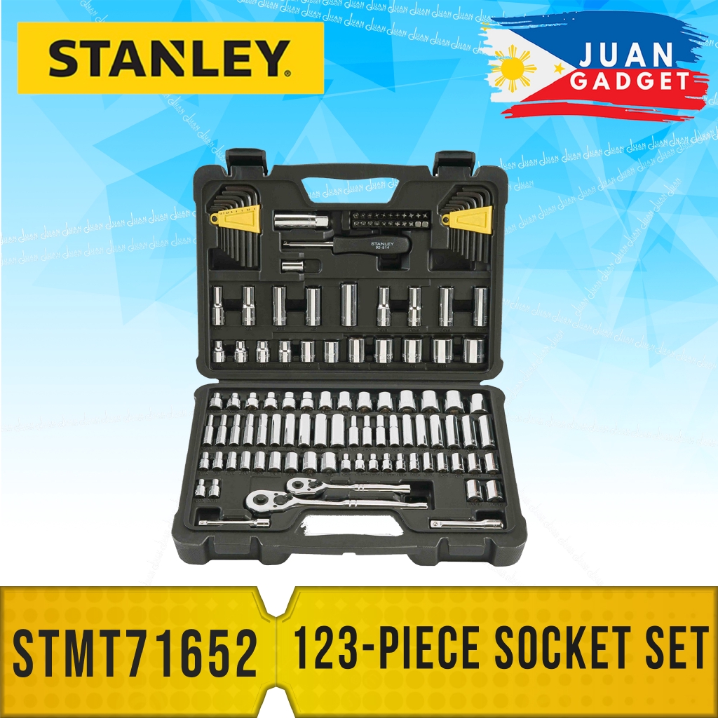 Stanley 123 deals piece socket set