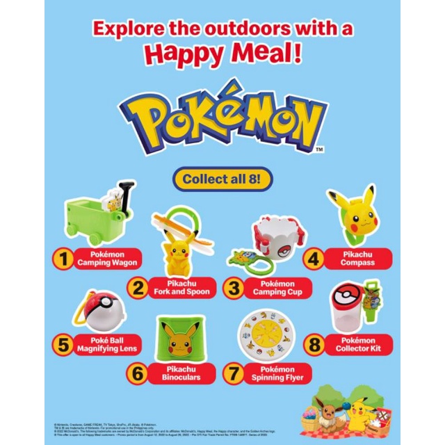 MCDO HAPPY MEAL POKEMON LATEST COLLECTION | Shopee Philippines