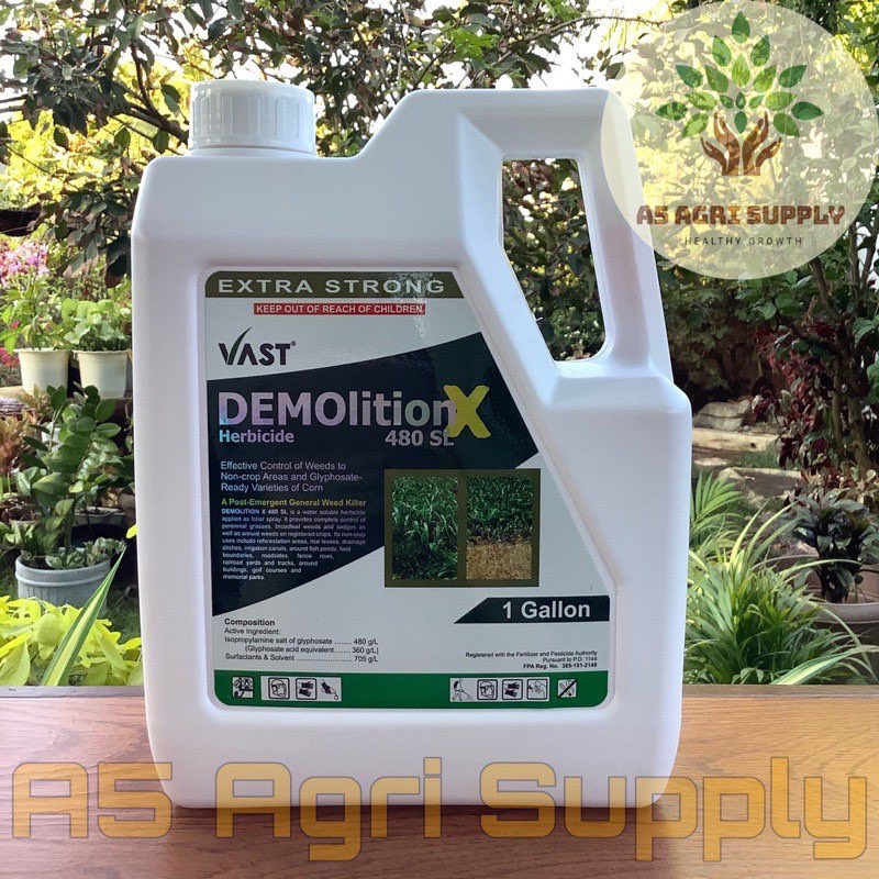 peste ♫Demolition X Herbicide 480 SL 1Gallon PostEmergent Weed Killer☸