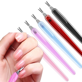 Silicone Nail Tools 48pcs Rubber Nail Plastic Cleaning Stick Handle Nail  Cleaner Professional Nail Art Tools for Men and Women (Random Color)  Manicure
