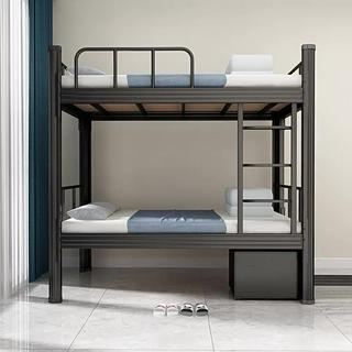 Double Deck Bed With Stairs Wrought Iron Bed 79*36*75 Inch A total of ...