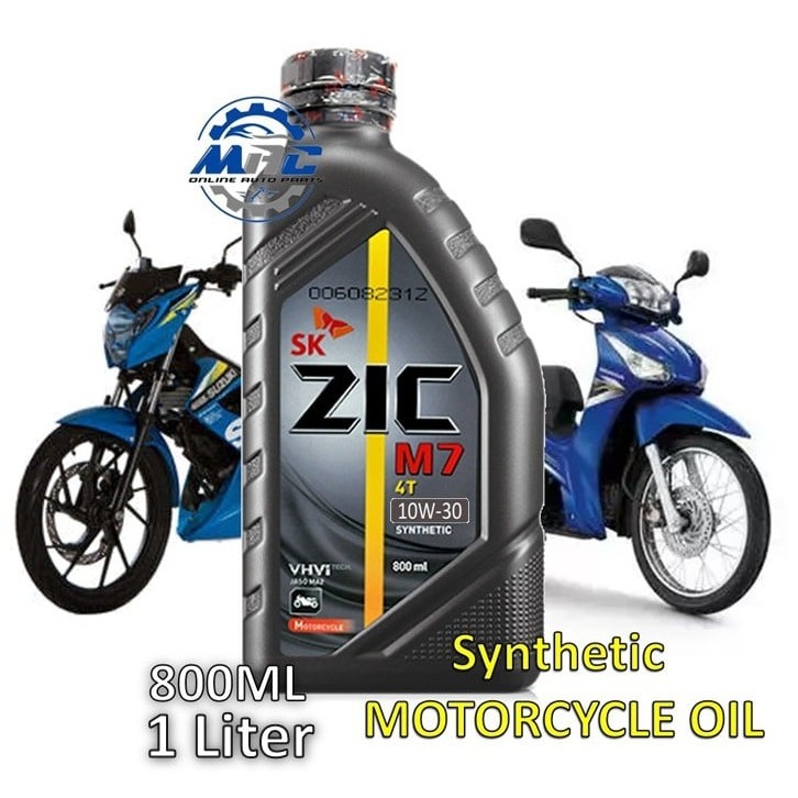 ZIC M7 4T 10w-30 Synthetic Motorcycle Engine Oil | Shopee Philippines