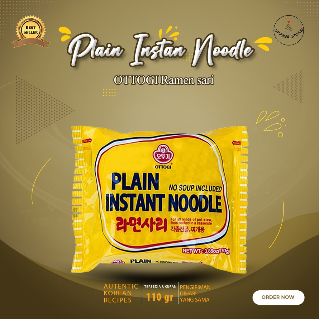 Ottogi Ramen Sari Plain Instant Noodle 110 Gr Ramen Sari 라 LINGERIE사 ...