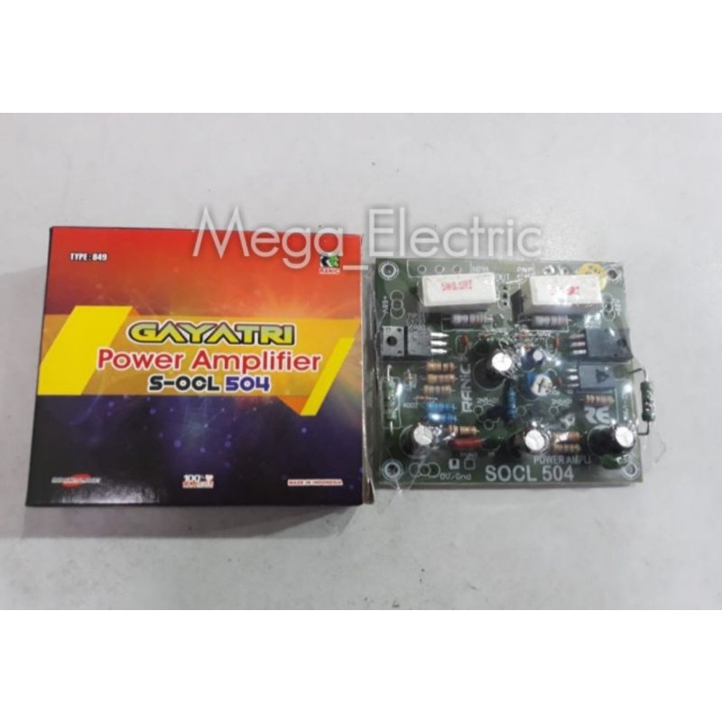 Socl 504 Mono 500W Power Amplifier Driver Kit - GAYATRI | Shopee