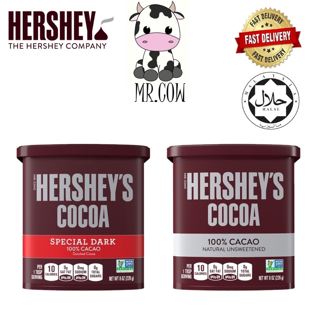 Hershey's Cocoa 100 Cacao Natural Unsweetened Special Dark Cocoa